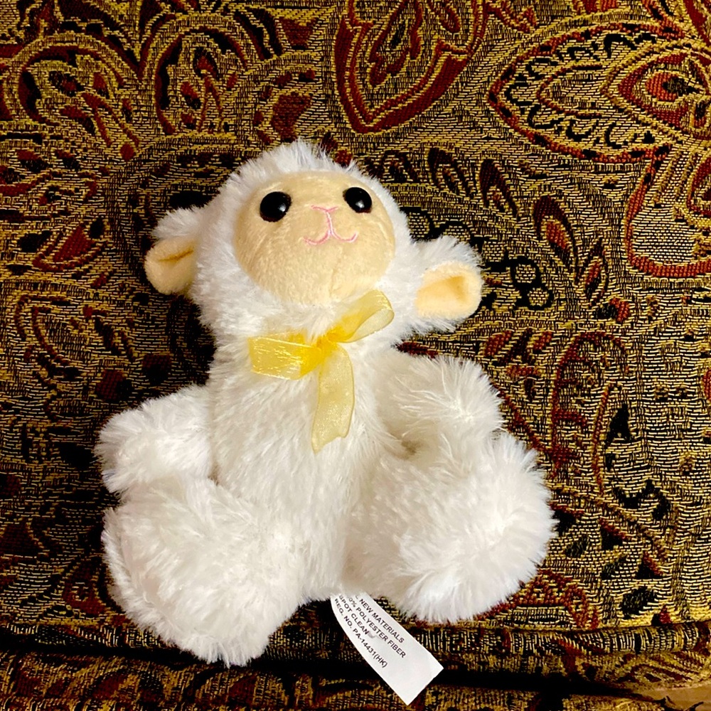 A stuffed animal for your baby. Age of six months in between one ￼